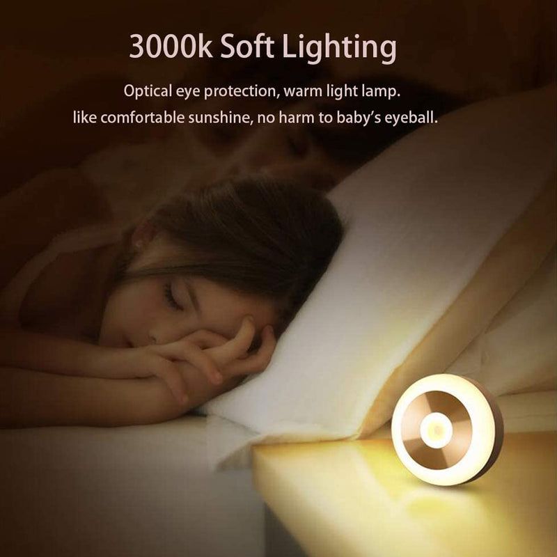 LED PIR Infrared and Motion Sensor Rechargeable Night Light_5