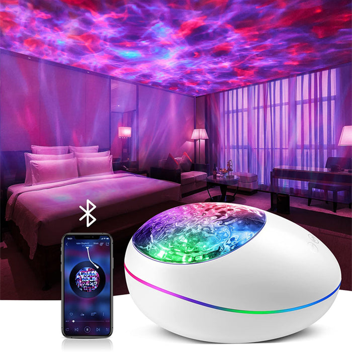 Bostin Life Remote Controlled 3-in-1 Galaxy Star Night Light with White Noise
