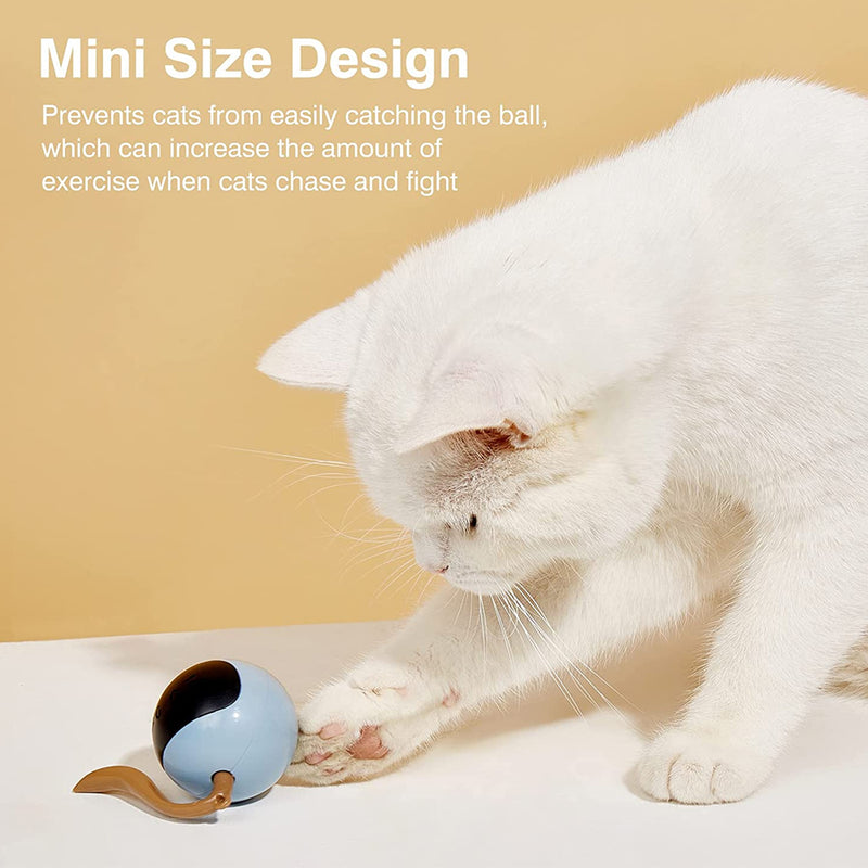 USB Rechargeable Interactive Colorful LED Self-Rotating Toy Ball_9