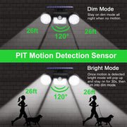 PIR Motion Sensor Solar Powered Waterproof White LED Lights_1