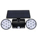 PIR Motion Sensor Solar Powered Waterproof White LED Lights_5