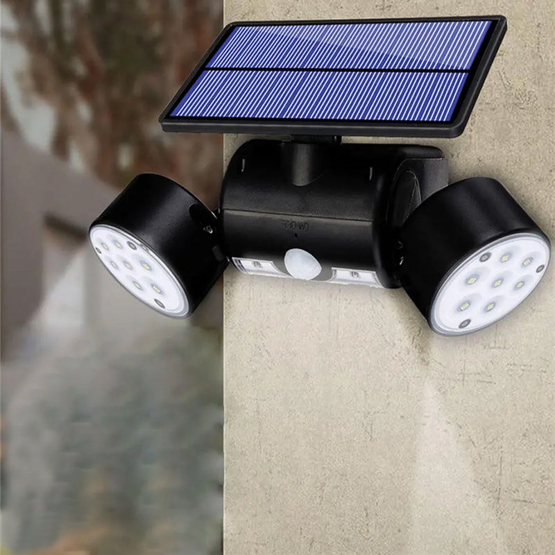 PIR Motion Sensor Solar Powered Waterproof White LED Lights_7