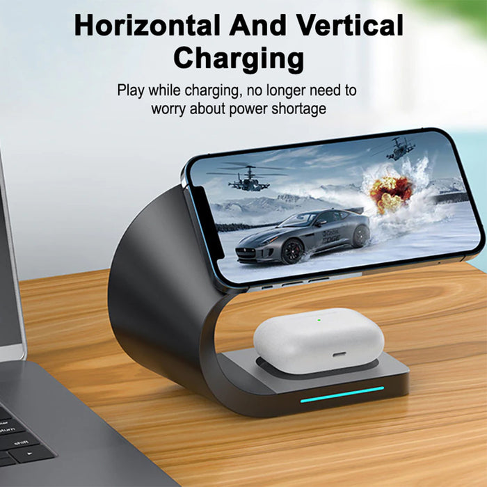 4-in-1 Multifunctional Fast Charging Magnetic Wireless Charger_13