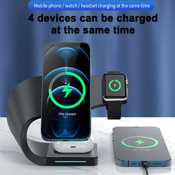 4-in-1 Multifunctional Fast Charging Magnetic Wireless Charger_1