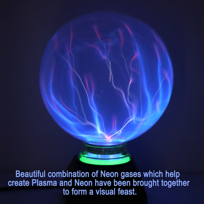 5-inch Musical Plasma Ball Sphere Light Crystal Light Magic Desk Lamp_9