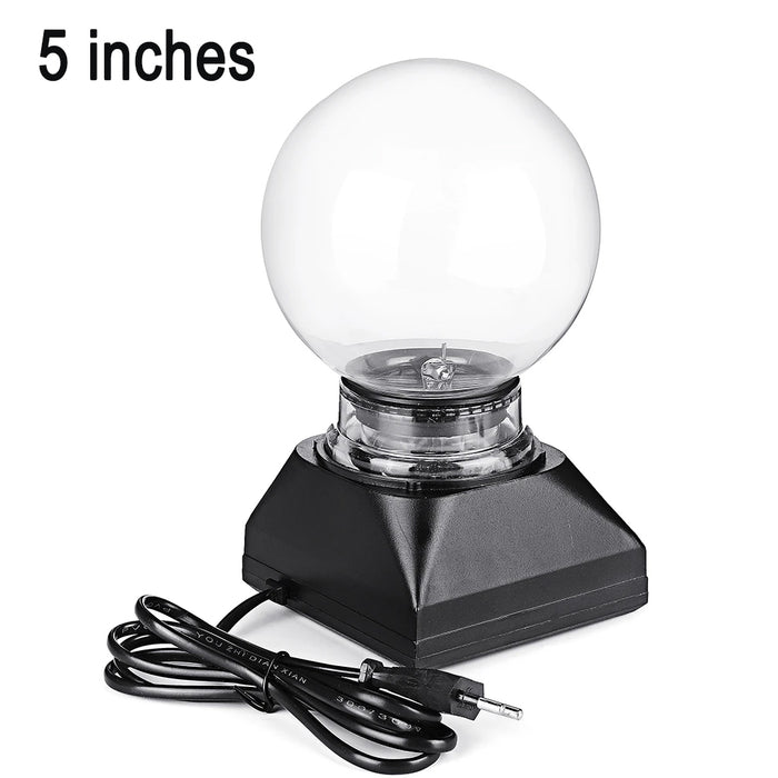 5-inch Musical Plasma Ball Sphere Light Crystal Light Magic Desk Lamp_1