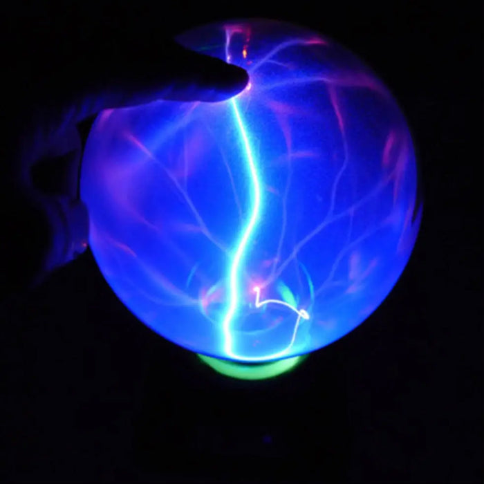 5-inch Musical Plasma Ball Sphere Light Crystal Light Magic Desk Lamp_5