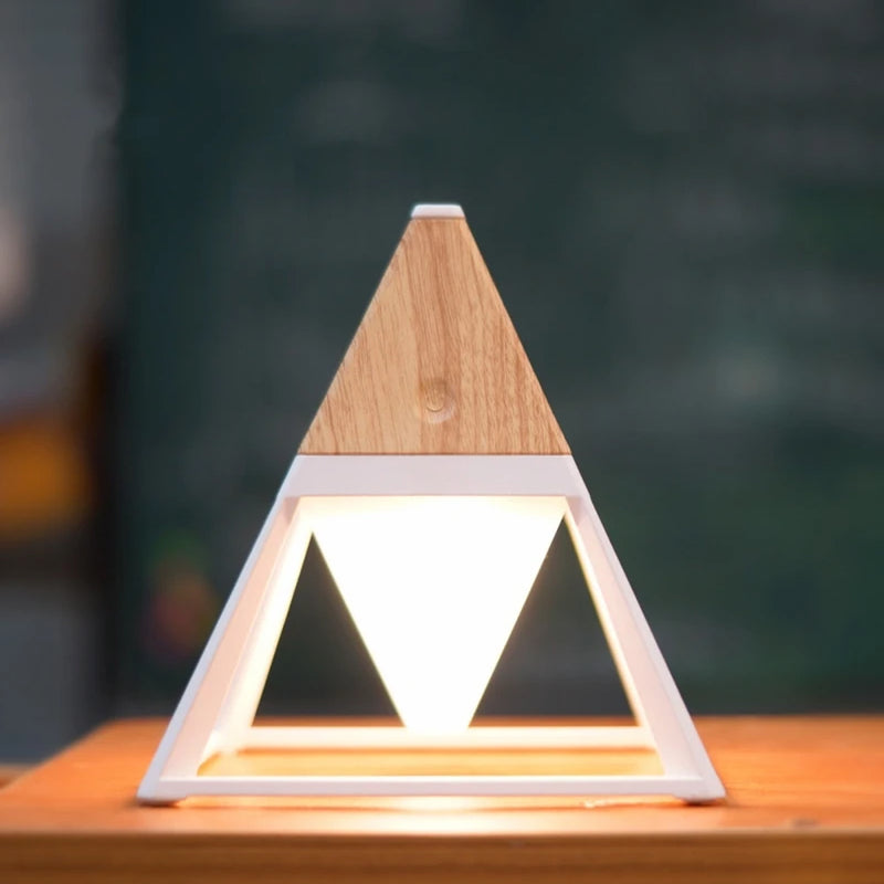 Triangular Volcano Design LED Night Light and Humidifier (USB Power Supply)_3