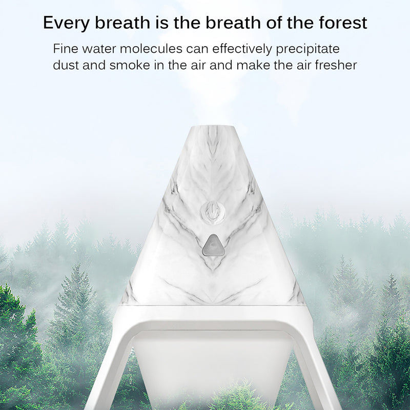 Triangular Volcano Design LED Night Light and Humidifier (USB Power Supply)_9