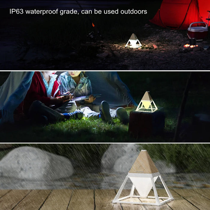 Triangular Volcano Design LED Night Light and Humidifier (USB Power Supply)_11