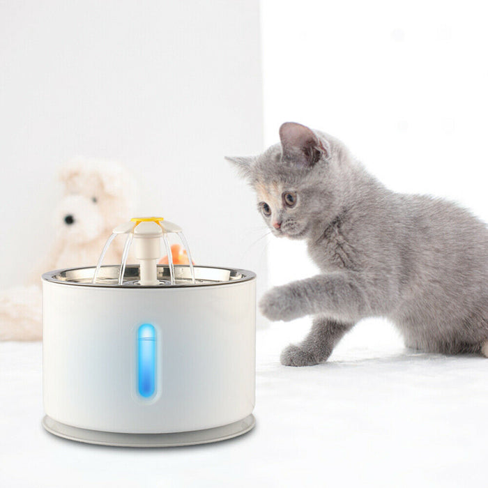 Automatic Pet Water Fountain with Pump and LED Indicator_10