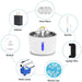 Automatic Pet Water Fountain with Pump and LED Indicator_7