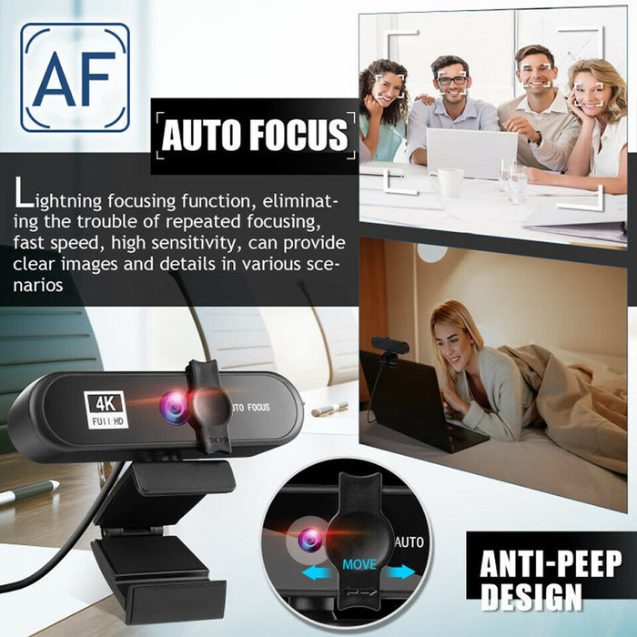 120° Wide Viewing 4K Ultra HD Web Camera with Microphone_6