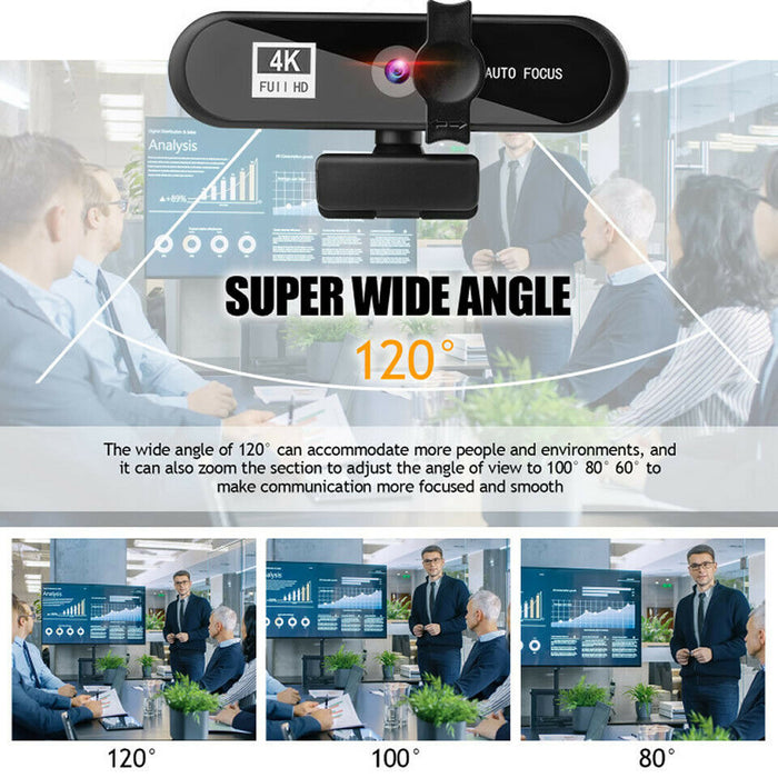 120° Wide Viewing 4K Ultra HD Web Camera with Microphone_9
