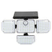 4 Heads Solar Motion Sensor PIR Wall Light with 3 Light Modes_1