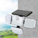 4 Heads Solar Motion Sensor PIR Wall Light with 3 Light Modes_3