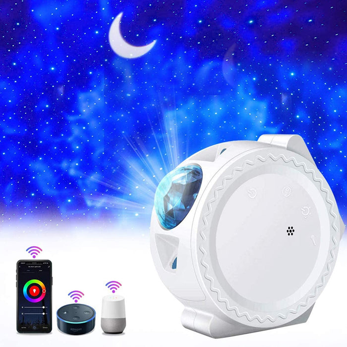 LED Night Light Wi-Fi Enabled Star Projector with Nebula Cloud_4