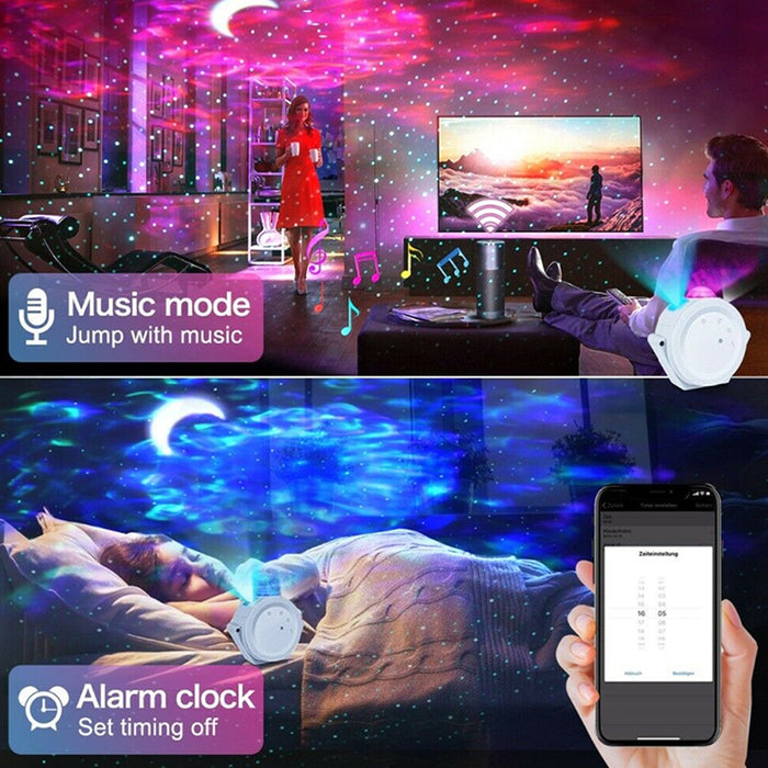 LED Night Light Wi-Fi Enabled Star Projector with Nebula Cloud_9