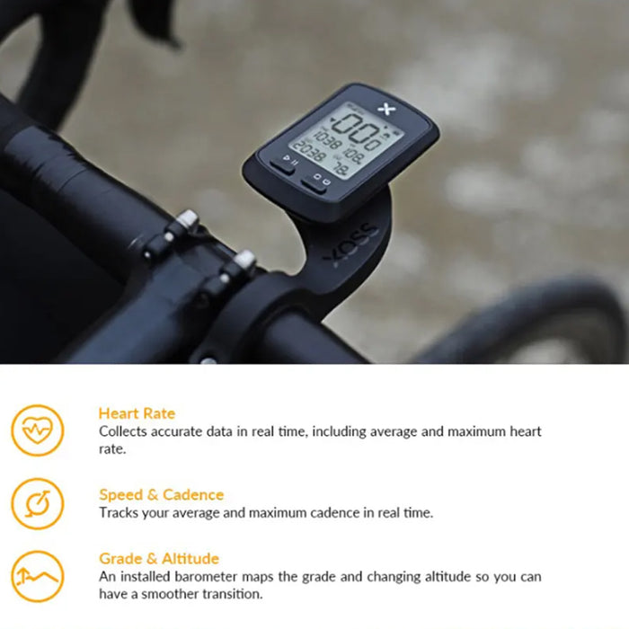 G+ Wireless GPS  Bluetooth ANT+ with Cadence Cycling Odometer_8