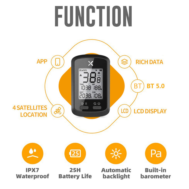 G+ Wireless GPS  Bluetooth ANT+ with Cadence Cycling Odometer_2