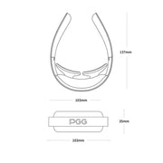 Electrical Pulse USB Rechargeable Foldable Electric Neck Massagerr_1