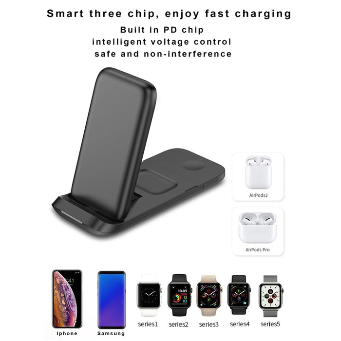 3-in-1 Fast Charging Wireless Charging Station for Qi Devices_1