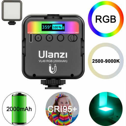 VL49 Portable RGB Video Lights Mini Camera Video Lights_1