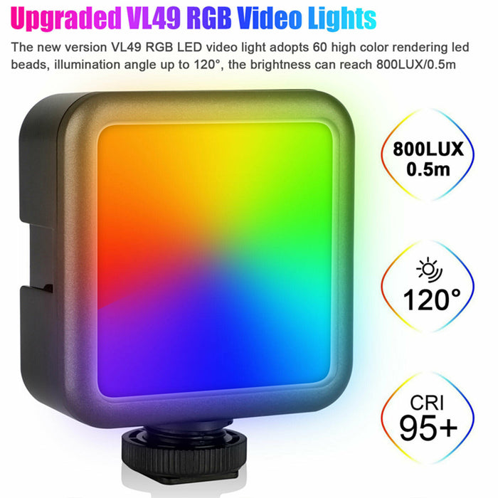 VL49 Portable RGB Video Lights Mini Camera Video Lights_2