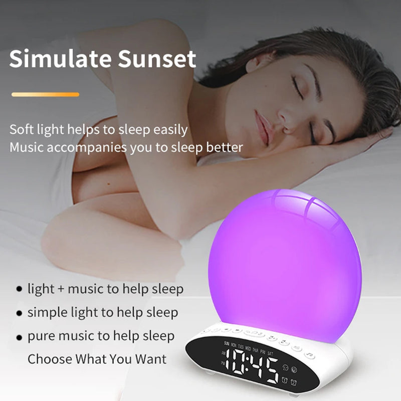 5-in-1 Multifunctional Digital Display Alarm Clock and LED Lamp (USB Power Supply)_21