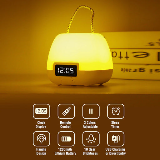 Remote Controlled USB Rechargeable Hanging Bedside Lamp_11