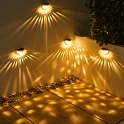 Semi Circle Solar Powered Outdoor Waterproof Sensor Wall Light_2