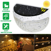 Semi Circle Solar Powered Outdoor Waterproof Sensor Wall Light_13