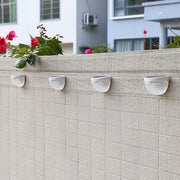 Semi Circle Solar Powered Outdoor Waterproof Sensor Wall Light_10