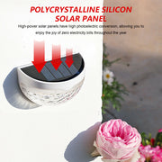 Semi Circle Solar Powered Outdoor Waterproof Sensor Wall Light_5