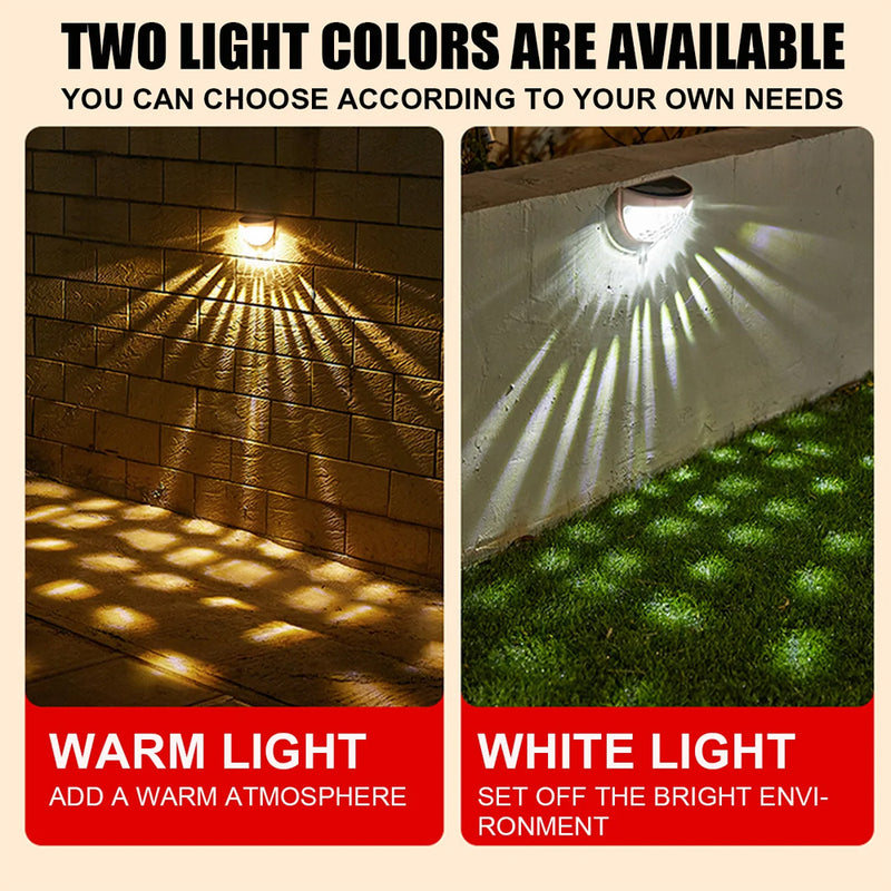 Semi Circle Solar Powered Outdoor Waterproof Sensor Wall Light_6