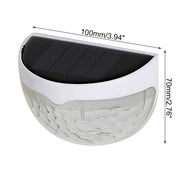 Semi Circle Solar Powered Outdoor Waterproof Sensor Wall Light_9