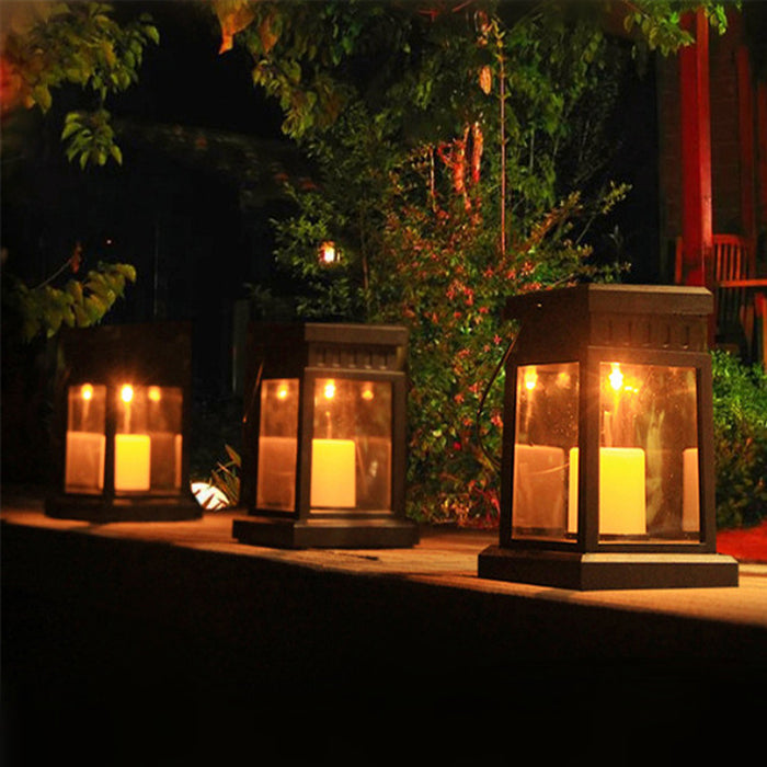 Solar Powered Decorative LED Lamp Outdoor Garden Light_11