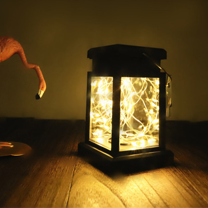 Solar Powered Decorative LED Lamp Outdoor Garden Light_12
