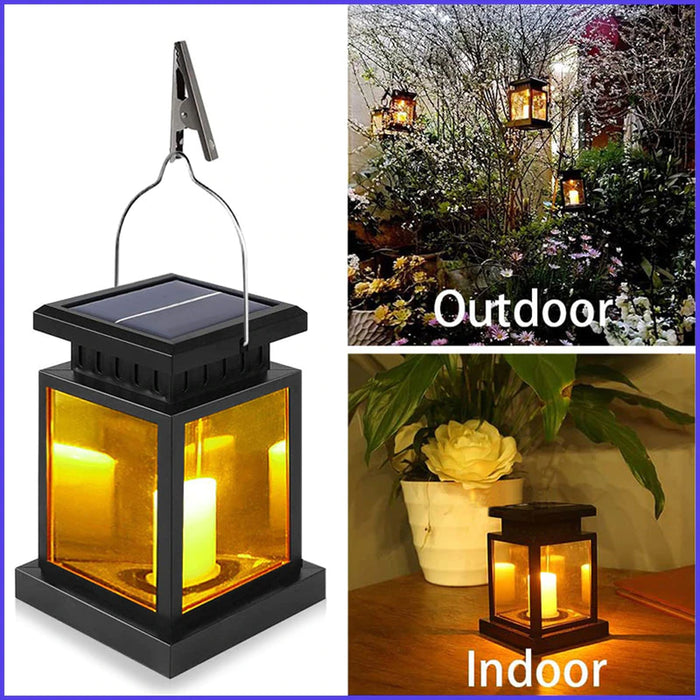 Solar Powered Decorative LED Lamp Outdoor Garden Light_2
