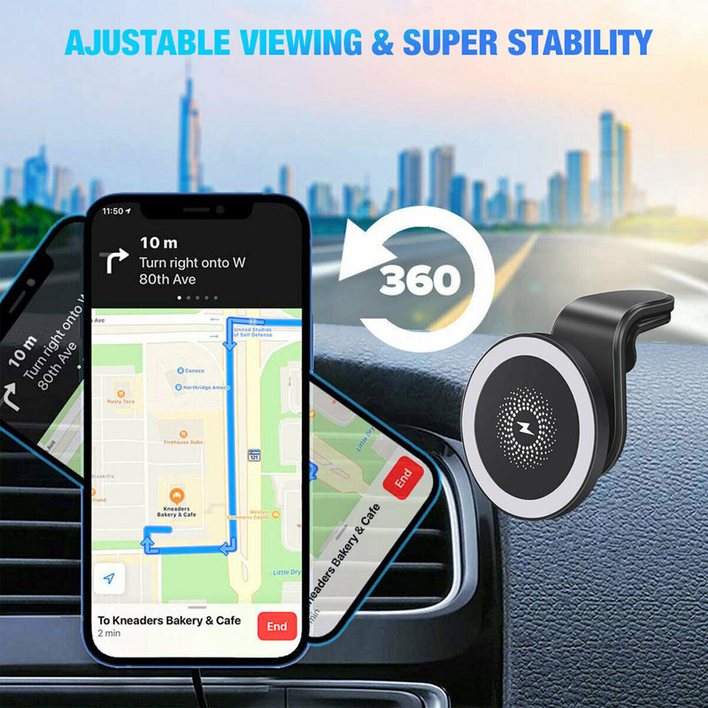 15W Wireless Car Air Vent Charger for QI Enabled Devices_7