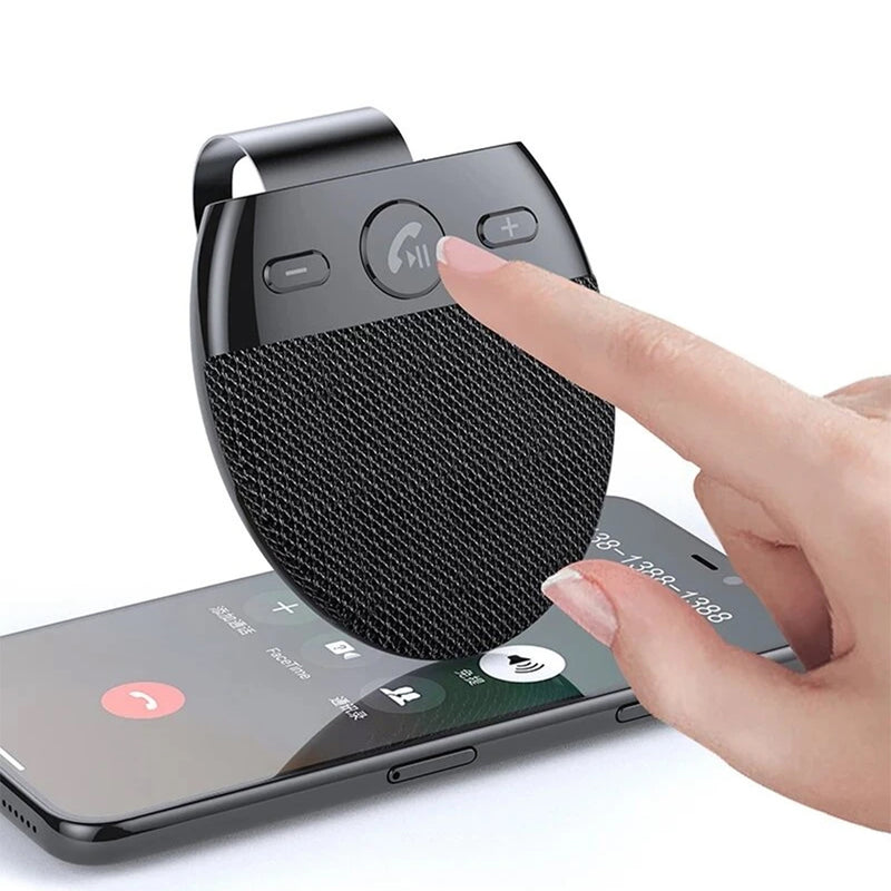 Rechargeable Wireless Handsfree Sun Visor Car Speakerphone (USB Power Supply)_0