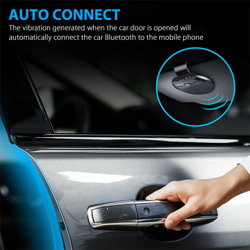 Rechargeable Wireless Handsfree Sun Visor Car Speakerphone (USB Power Supply)_13