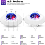 Multifunctional White Noise Machine with Star Projector Lamp_8