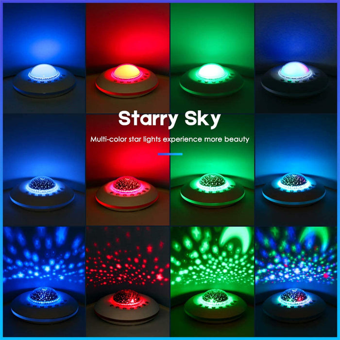 Multifunctional White Noise Machine with Star Projector Lamp_9