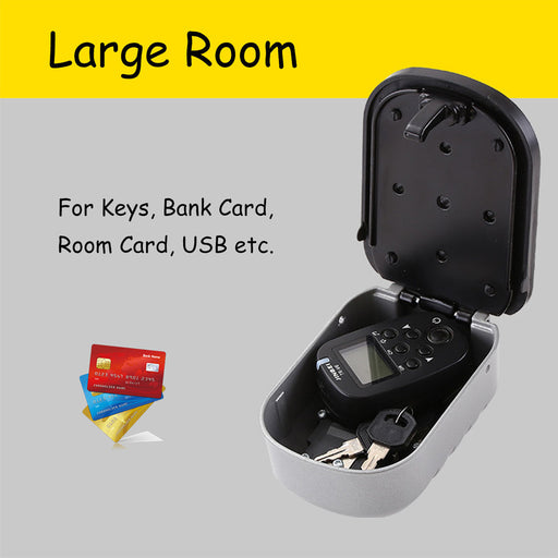 4 Digit Combination Wall Mounted Key Safe Box and Vault_12