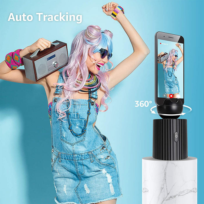 AI Smart Live Broadcast 360° with Face Recognition Phone Holder_11