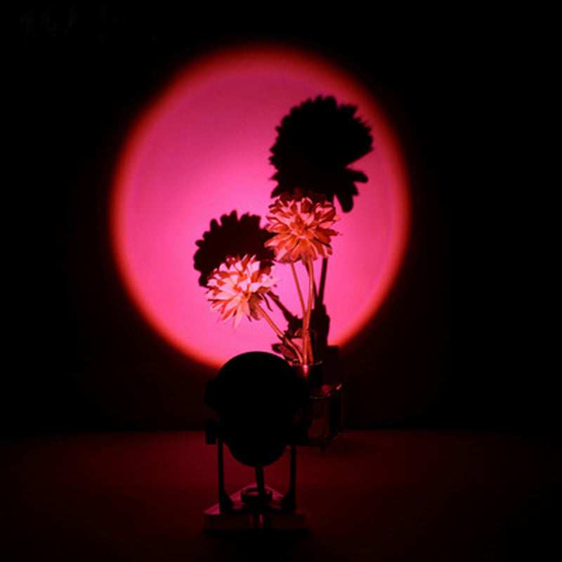 LED Multi-Color Sunset and Rainbow Spotlight Projector_4