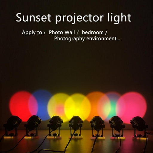 LED Multi-Color Sunset and Rainbow Spotlight Projector_10