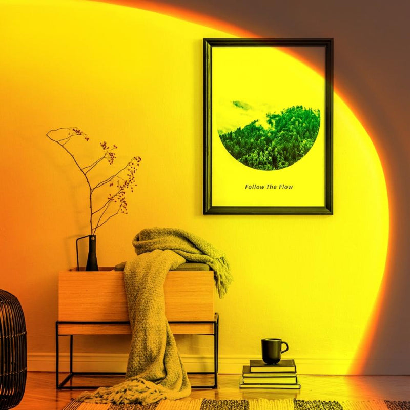 LED Multi-Color Sunset and Rainbow Spotlight Projector_12
