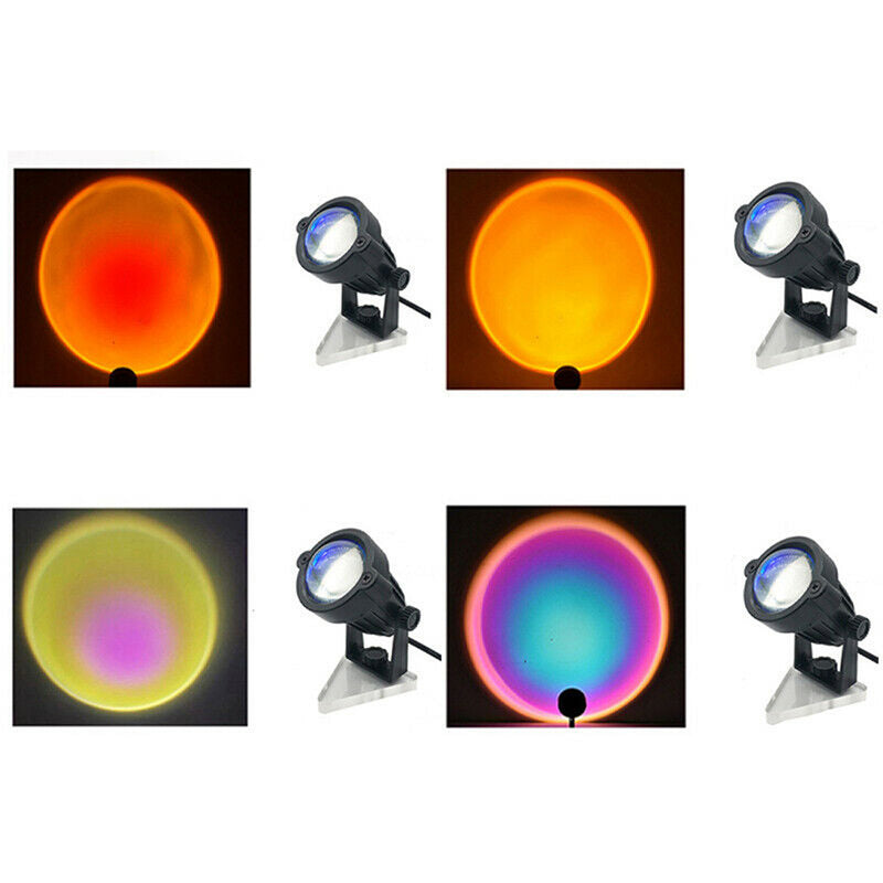 LED Multi-Color Sunset and Rainbow Spotlight Projector_8